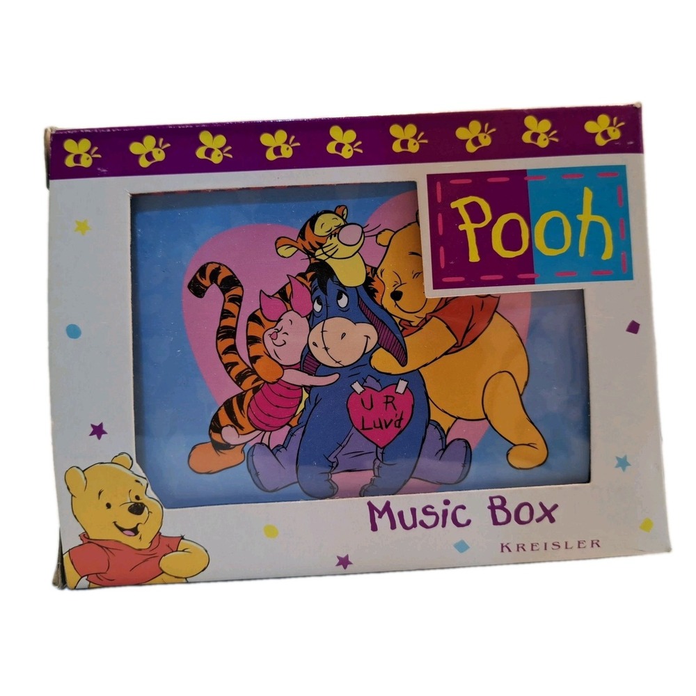 Winnie the Pooh Music Box Kreisler in Box *Not working